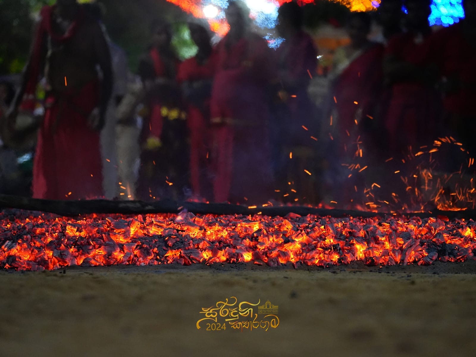 Firewalking ceremony