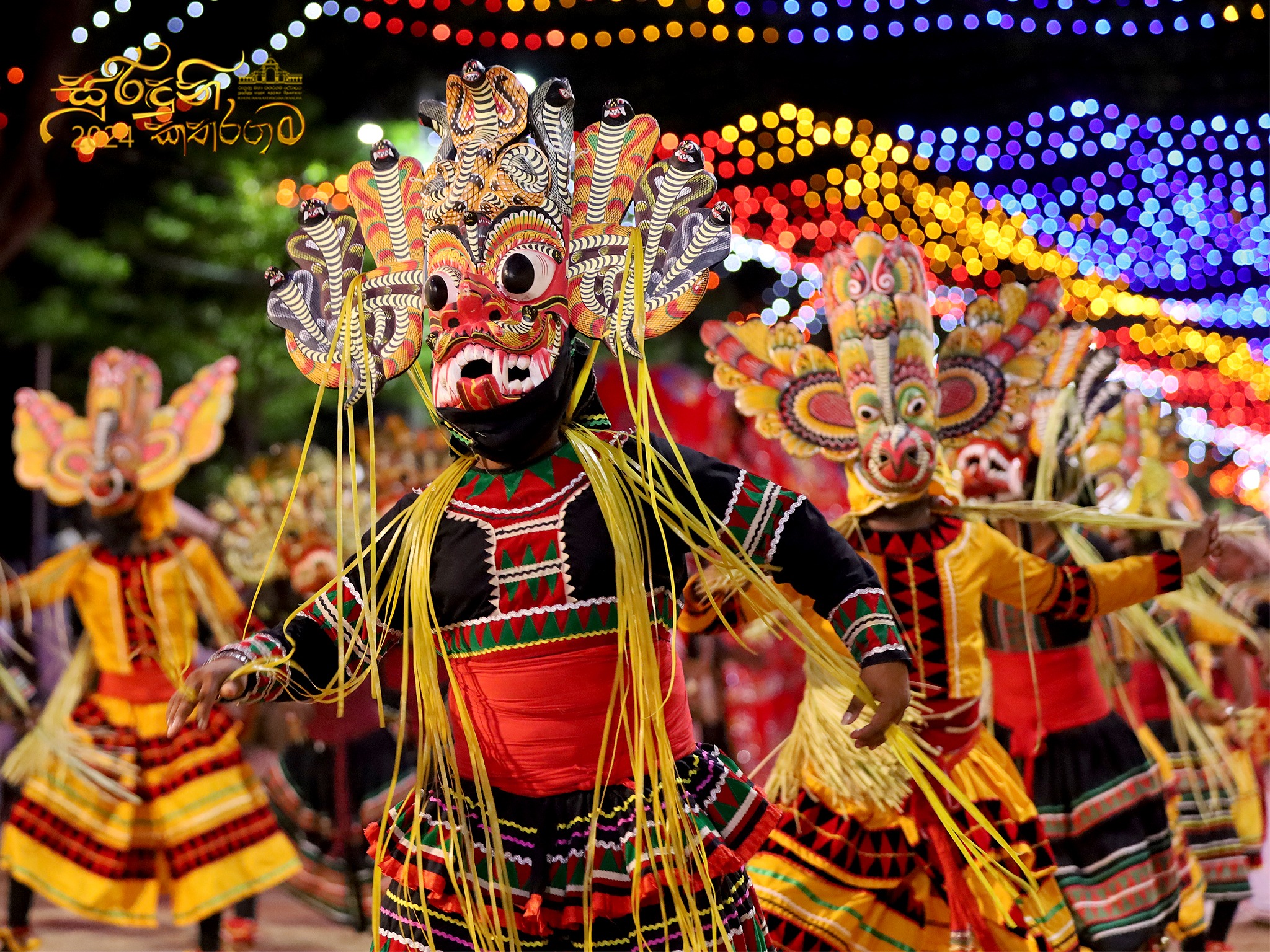 Kataragama Esala Perahera grand festival celebration, Sri Lanka
